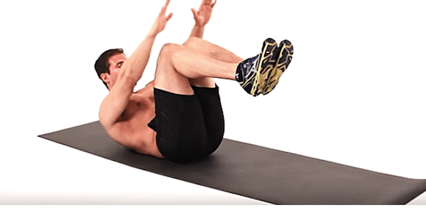 jackknife crunches for abs